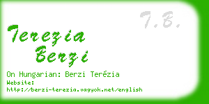 terezia berzi business card