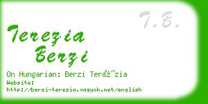 terezia berzi business card